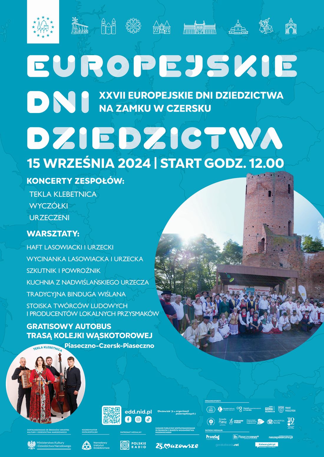 Europejskie Dni Dziedzictwa oraz VIVA MAGNUS na zamku w Czersku