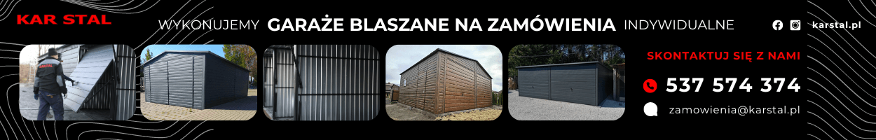 garaże blaszane na wymiar KarStal.pl