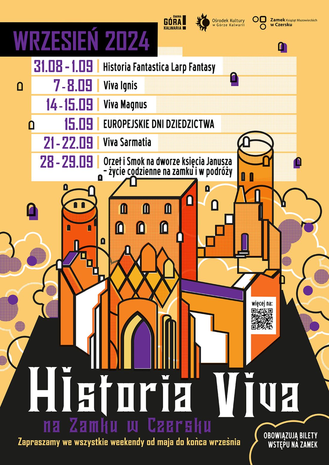 Europejskie Dni Dziedzictwa oraz VIVA MAGNUS na zamku w Czersku