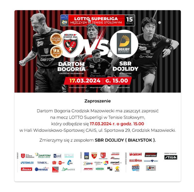 Wracają rozgrywki LOTTO Superligi tenisa stołowego!