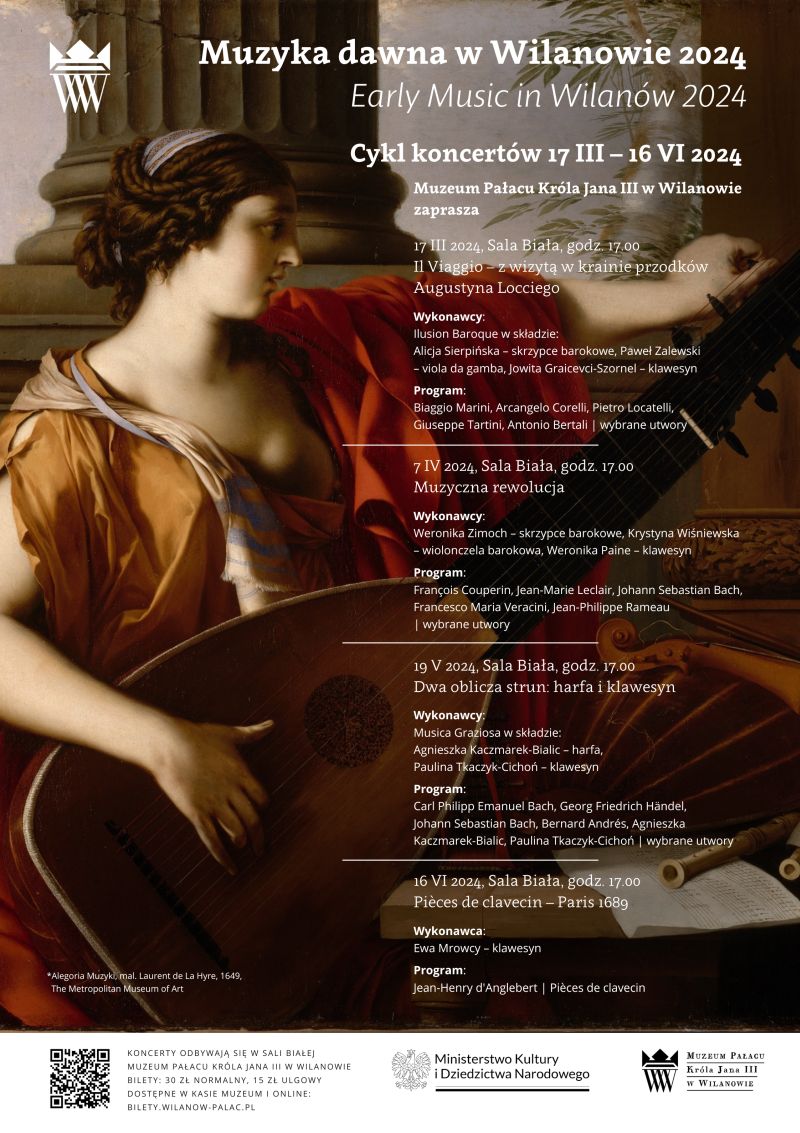 Muzyka dawna w Wilanowie od 17 marca