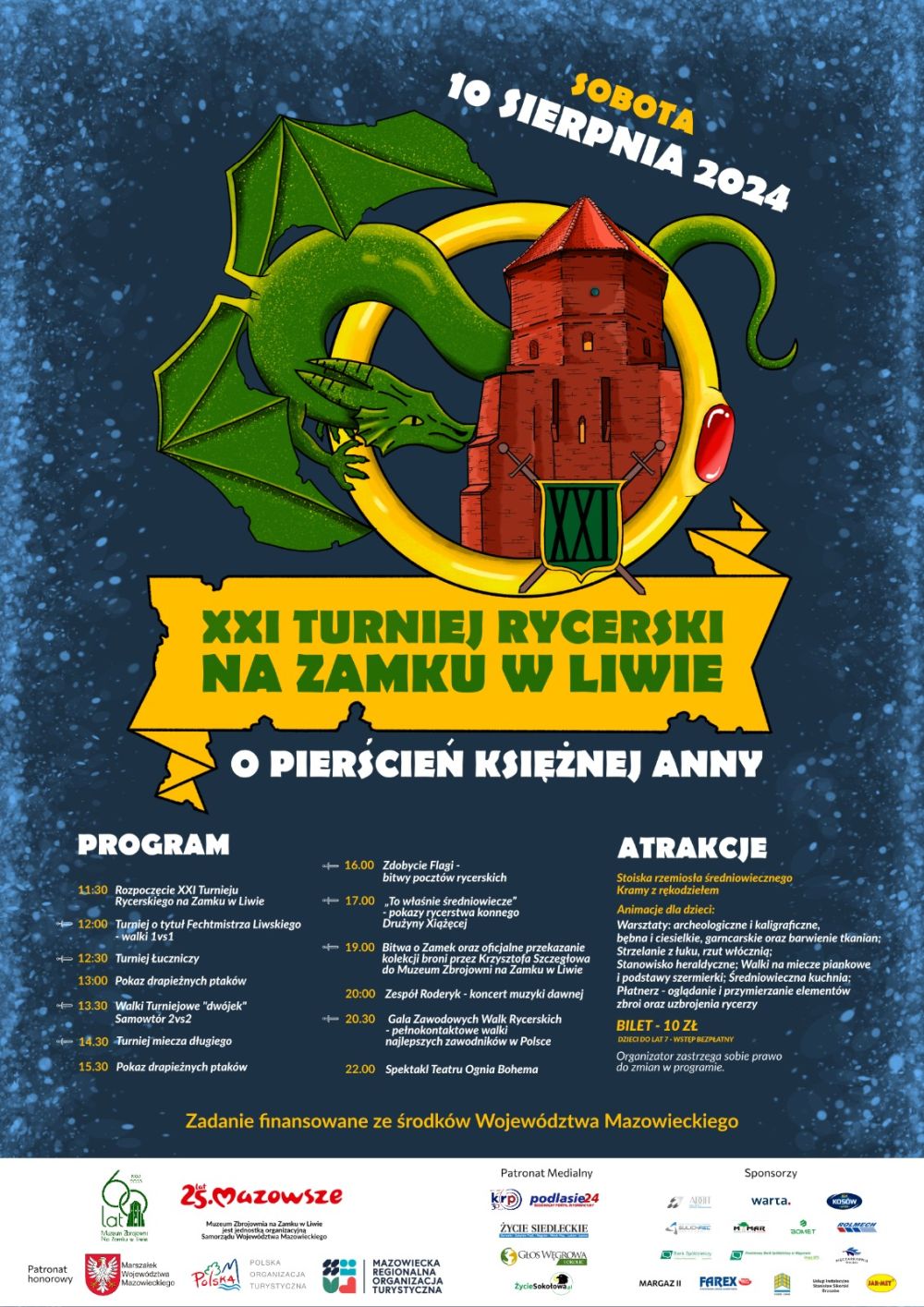 XXI Turniej Rycerski o Pierścień Księżnej Anny na Zamku w Liwie