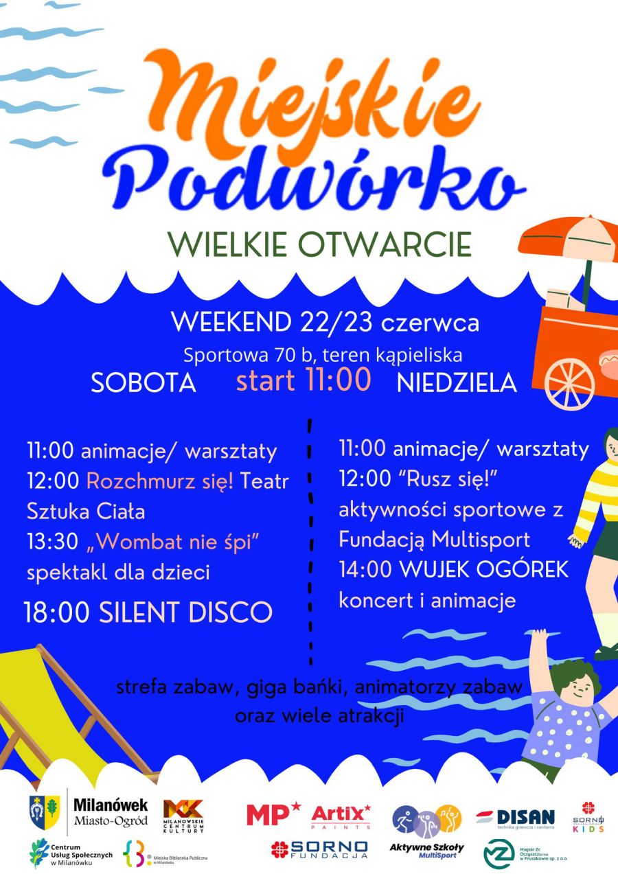 Wielkie Otwarcie Miejskiego Podwórka w Milanówku