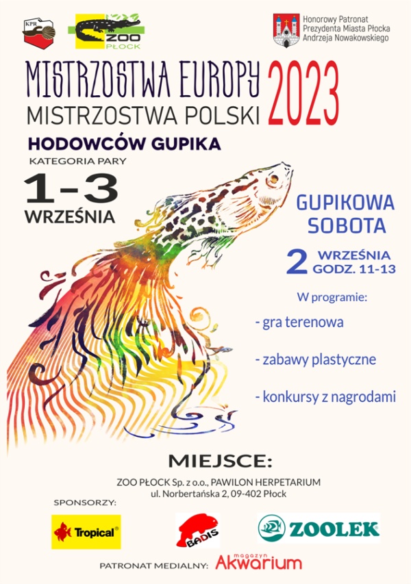 Mistrzostw Europy i Polski Gupika 2023