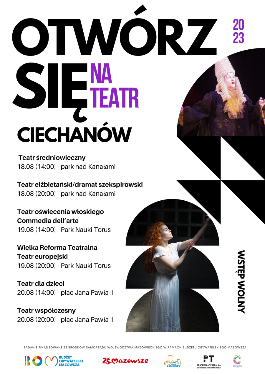 3-dniowy festiwal teatralny w Ciechanowie